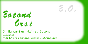 botond orsi business card
